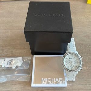 Michael kors white watch